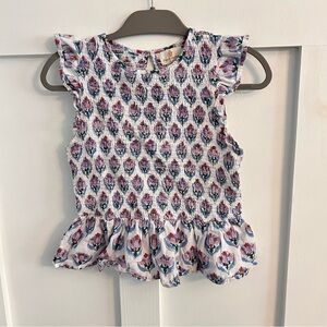 Perry Walker Collective Block Print Penny Top